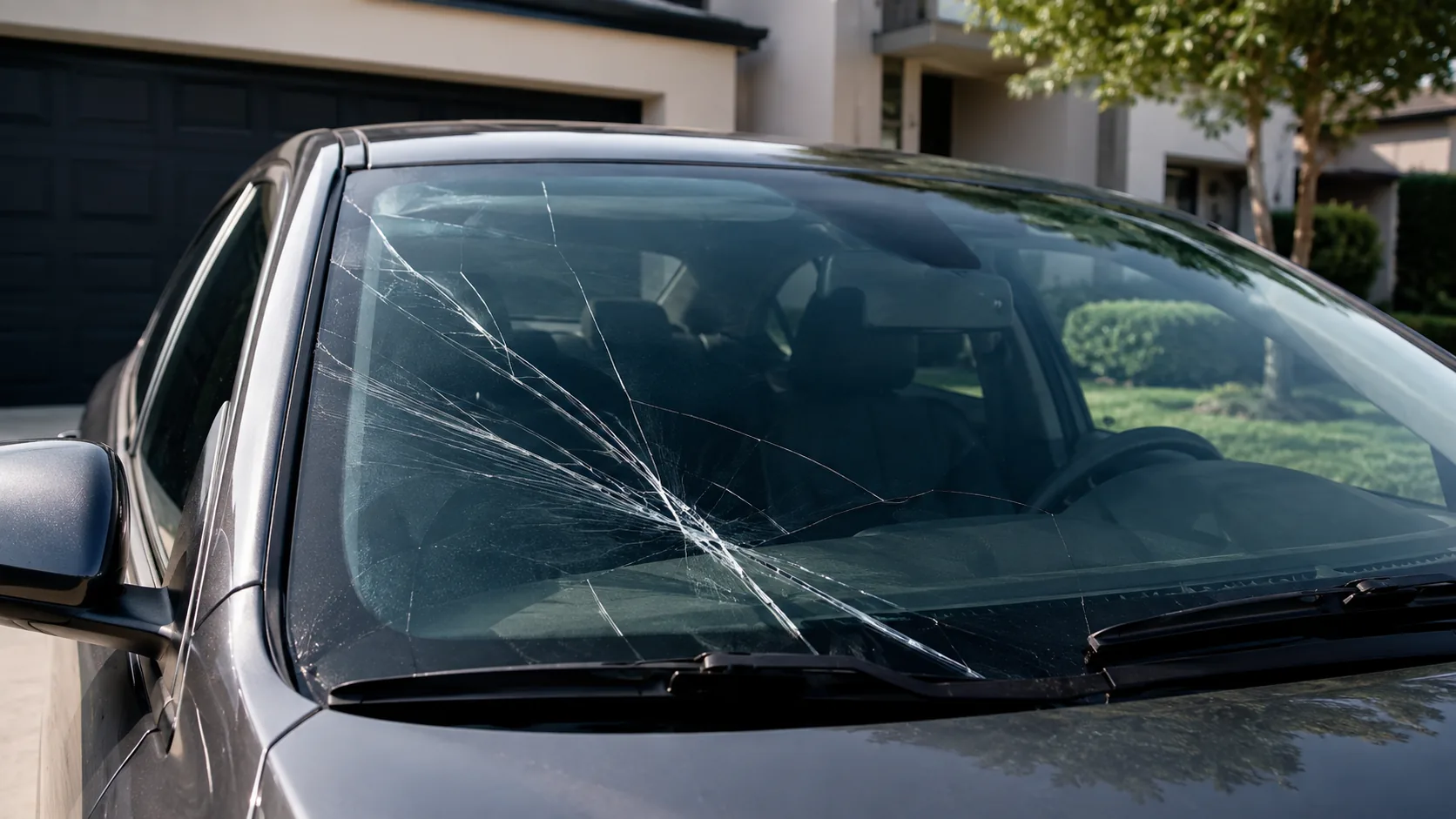 Photographing windshield damage for a quote